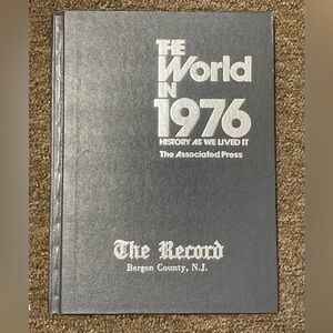 The World in 1976 Hardcover Book